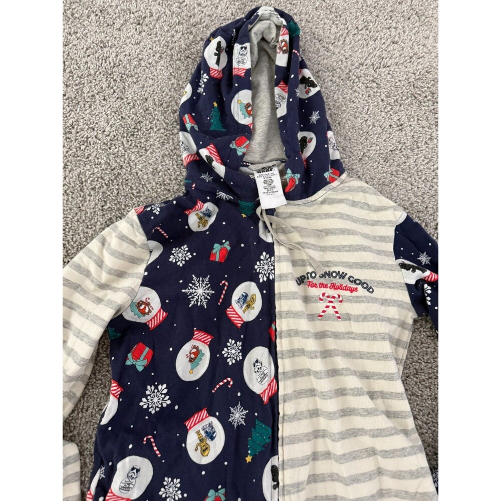 Disney Parks Star Wars Holiday Pajamas Hood S Snow Globe Droid "Up to Snow Good"